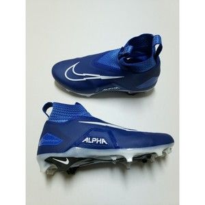 Nike Alpha Menace Elite 3 Flyknit Cleats Game Royal Blue CT6648-414 Size 11.5